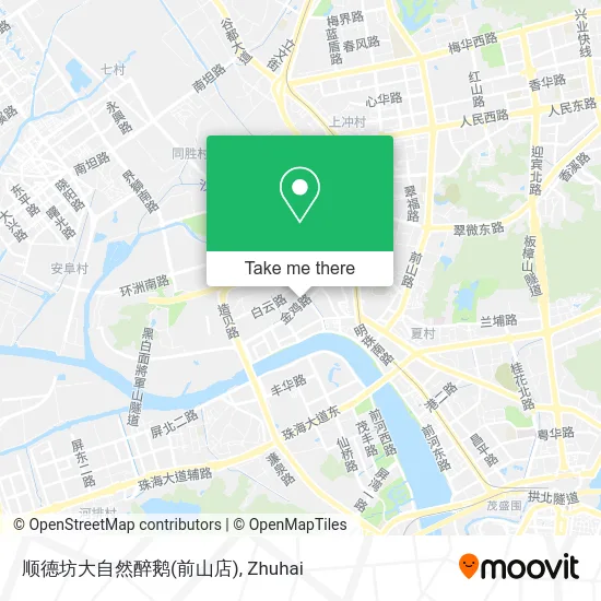 顺德坊大自然醉鹅(前山店) map