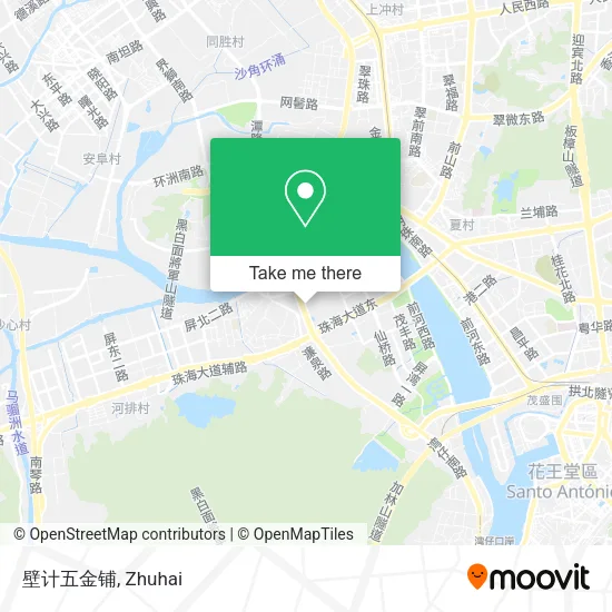 壁计五金铺 map