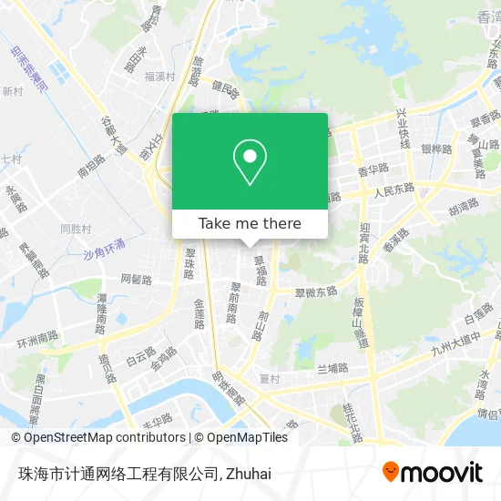珠海市计通网络工程有限公司 map