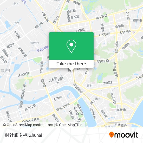 时计廊专柜 map