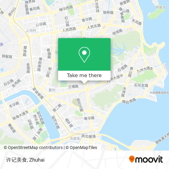 许记美食 map