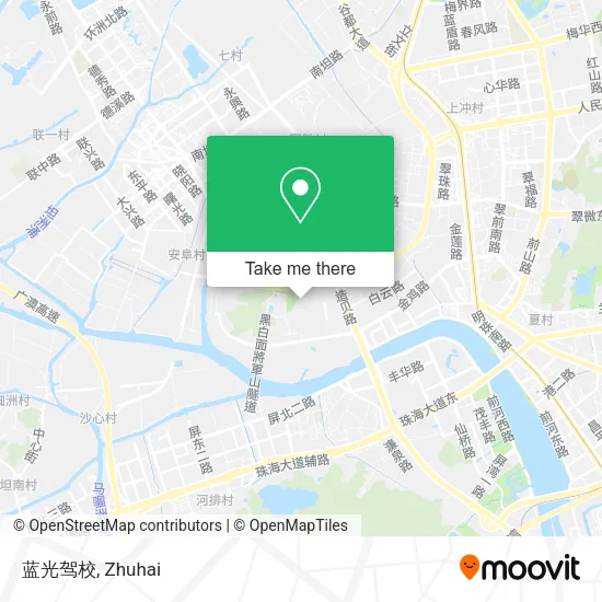 蓝光驾校 map