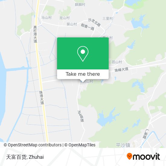 天富百货 map