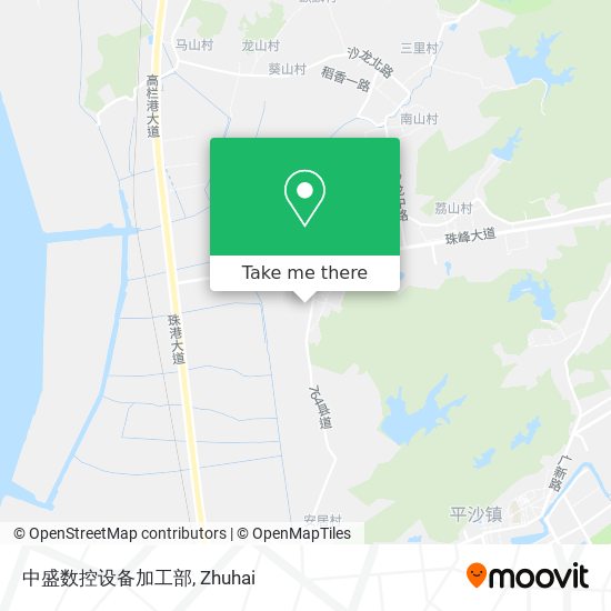 中盛数控设备加工部 map