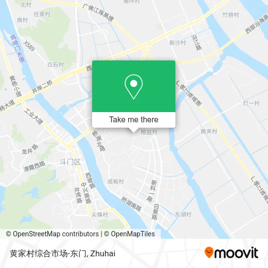 黄家村综合市场-东门 map