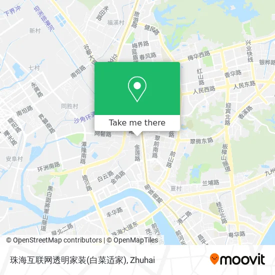 珠海互联网透明家装(白菜适家) map