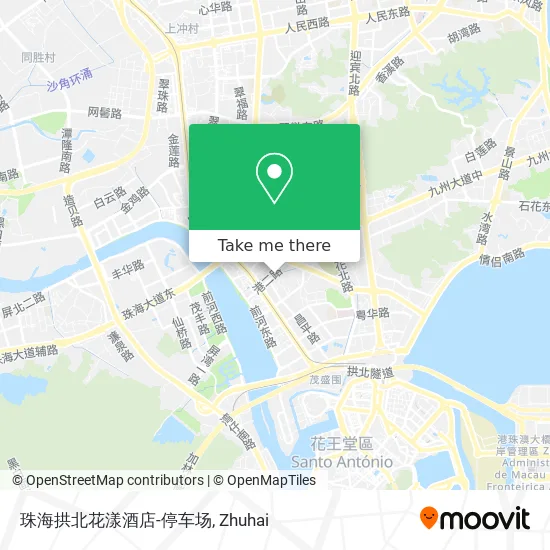 珠海拱北花漾酒店-停车场 map