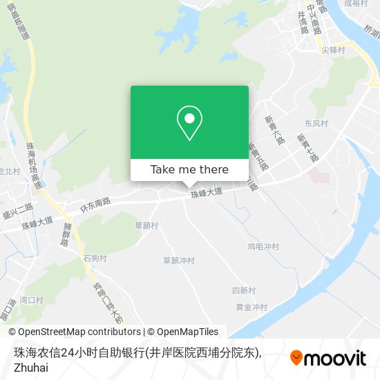 珠海农信24小时自助银行(井岸医院西埔分院东) map