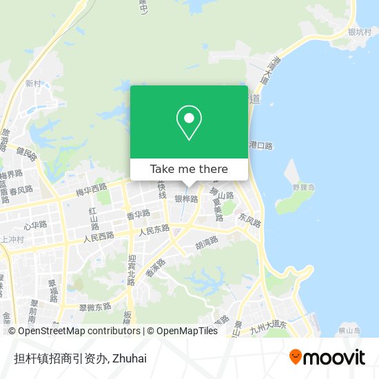 担杆镇招商引资办 map