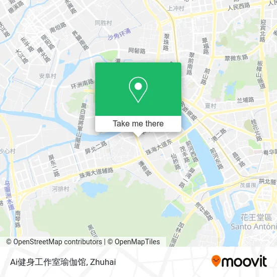 Ai健身工作室瑜伽馆 map