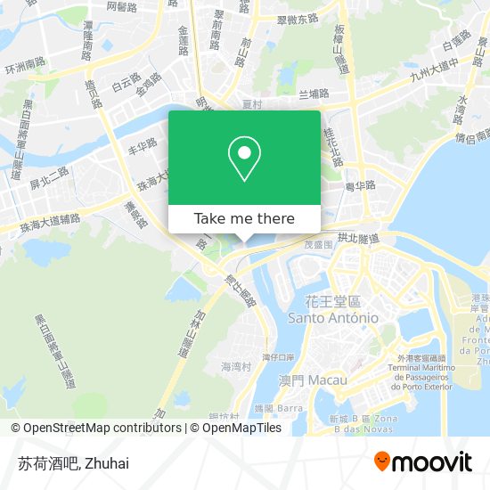 苏荷酒吧 map