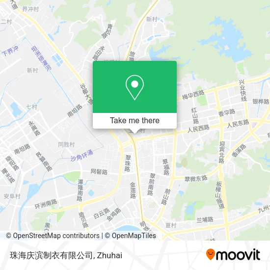 珠海庆滨制衣有限公司 map