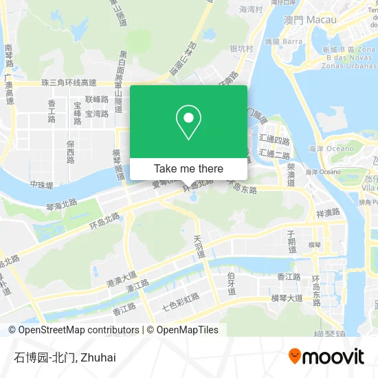 石博园-北门 map