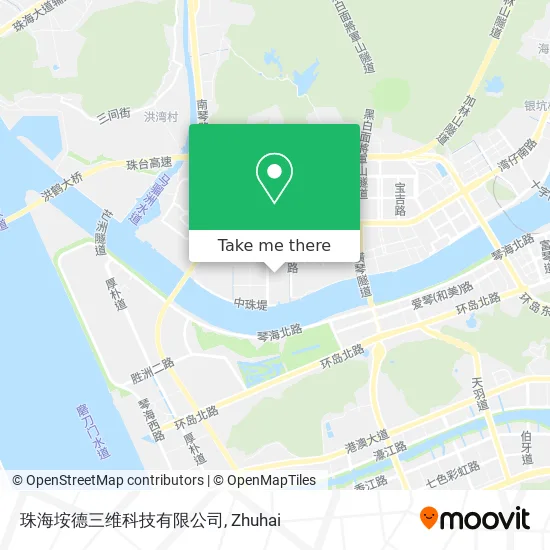 珠海垵德三维科技有限公司 map