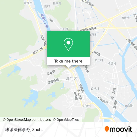 珠诚法律事务 map