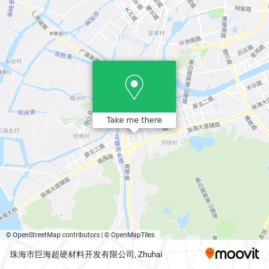 珠海市巨海超硬材料开发有限公司 map