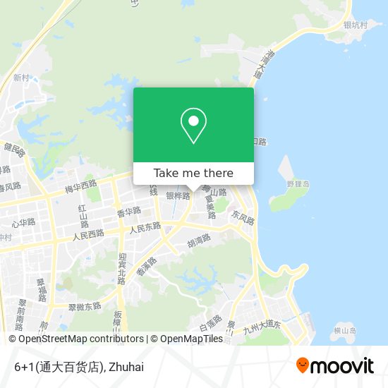 6+1(通大百货店) map