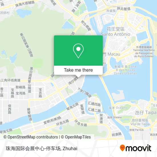珠海国际会展中心-停车场 map