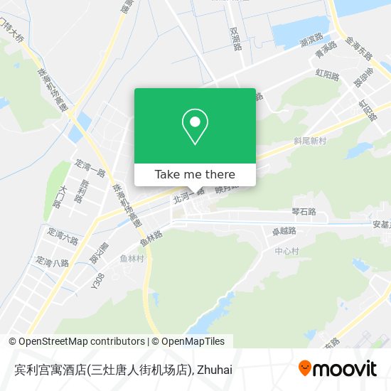 宾利宫寓酒店(三灶唐人街机场店) map