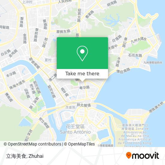 立海美食 map