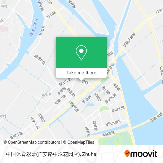 中国体育彩票(广安路中珠花园店) map