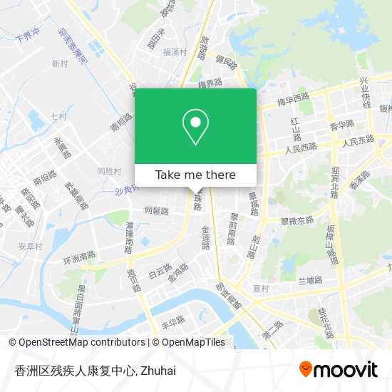 香洲区残疾人康复中心 map