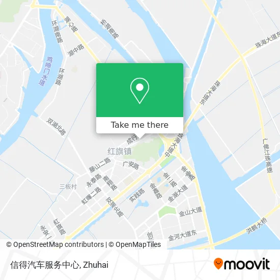 信得汽车服务中心 map