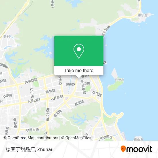 糖豆丁甜品店 map