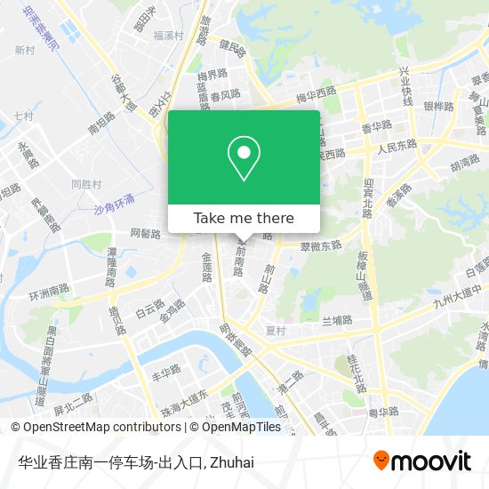 华业香庄南一停车场-出入口 map