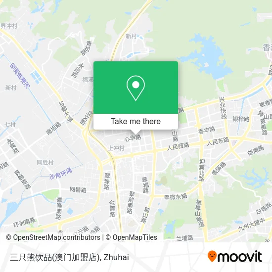 三只熊饮品(澳门加盟店) map