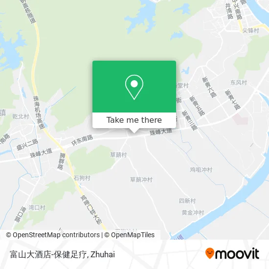富山大酒店-保健足疗 map