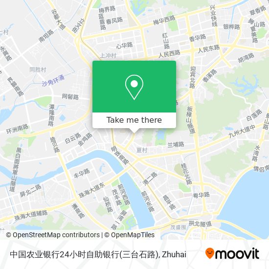 中国农业银行24小时自助银行(三台石路) map
