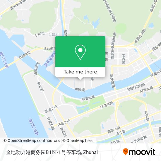 金地动力港商务园B1区-1号停车场 map