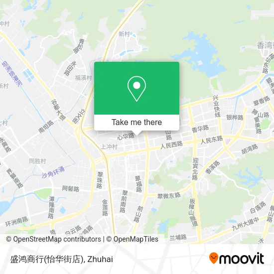 盛鸿商行(怡华街店) map