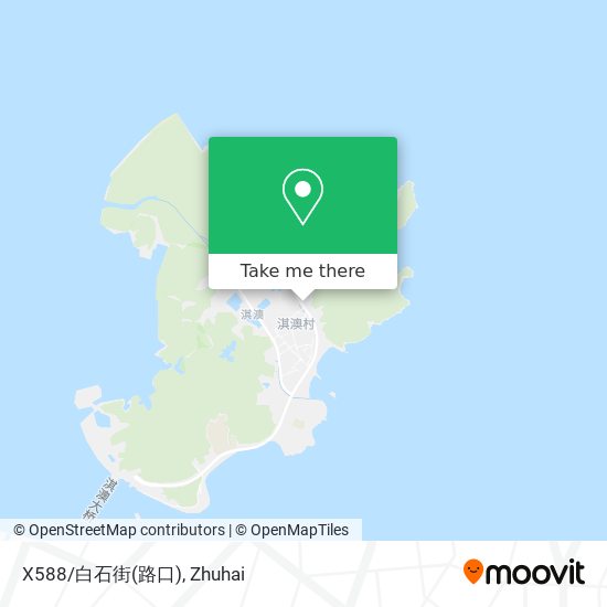 X588/白石街(路口) map