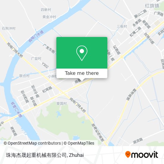 珠海杰晟起重机械有限公司 map