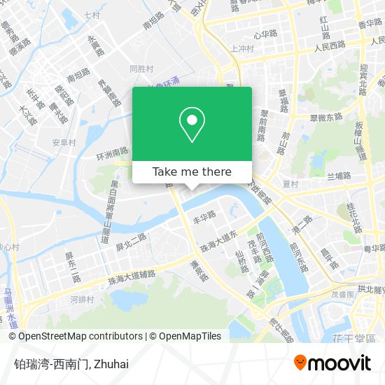 铂瑞湾-西南门 map