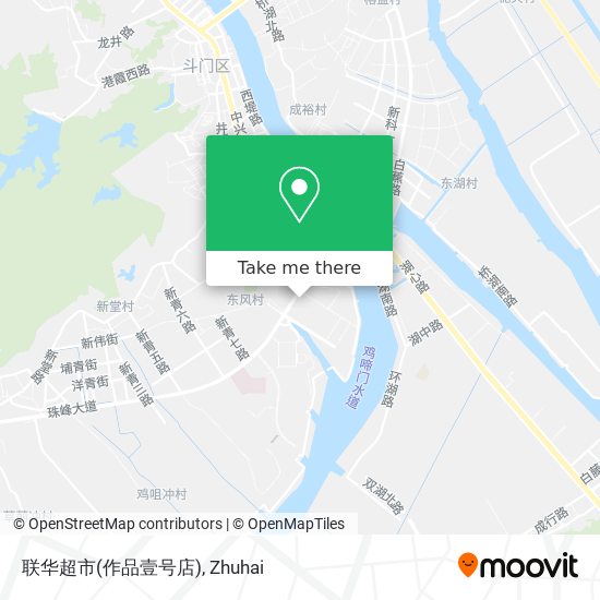 联华超市(作品壹号店) map
