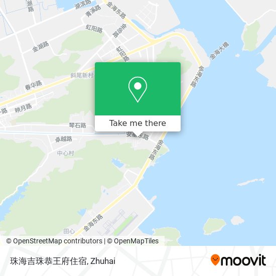 珠海吉珠恭王府住宿 map