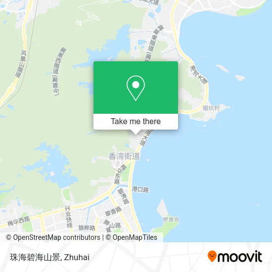 珠海碧海山景 map