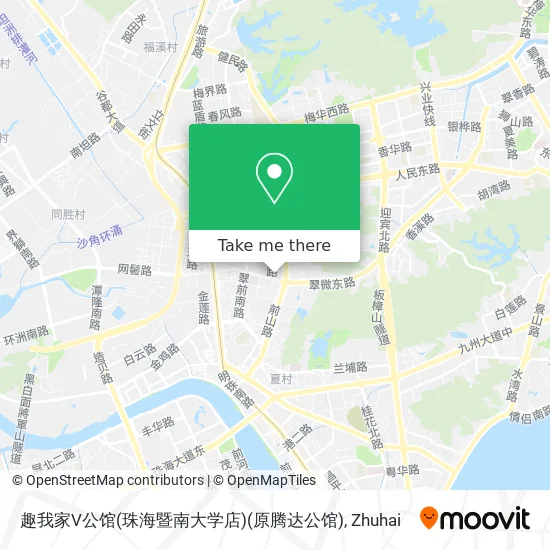 趣我家V公馆(珠海暨南大学店)(原腾达公馆) map