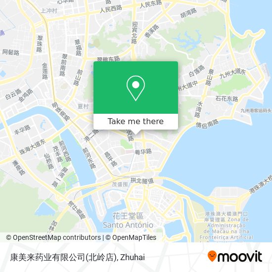 康美来药业有限公司(北岭店) map