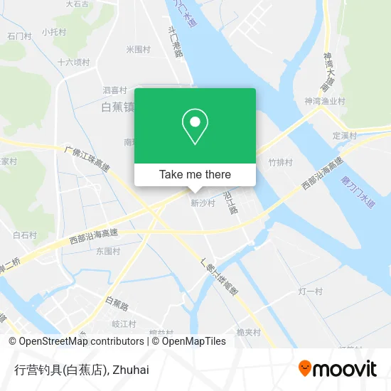 行营钓具(白蕉店) map