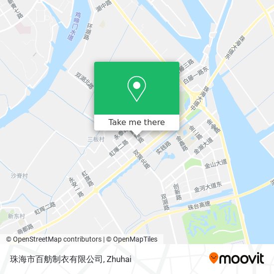 珠海市百舫制衣有限公司 map