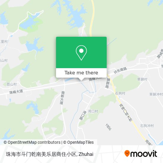 珠海市斗门乾南美乐居商住小区 map