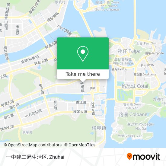 一中建二局生活区 map