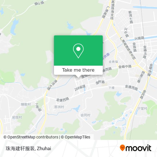 珠海建轩服装 map