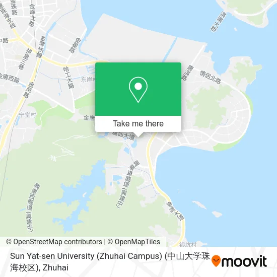 Sun Yat-sen University (Zhuhai Campus) (中山大学珠海校区) map