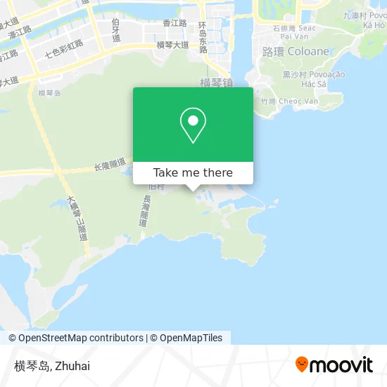 横琴岛 map