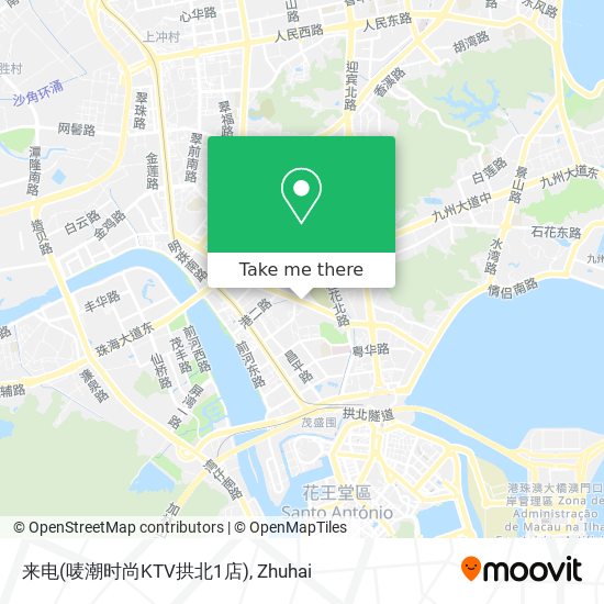 来电(唛潮时尚KTV拱北1店) map
